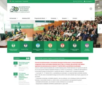 Ueb.ro(Universitatea Ecologica din Bucuresti) Screenshot
