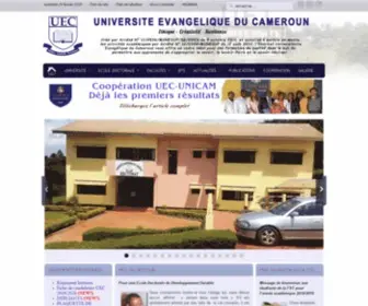 Uecam.org(Université) Screenshot