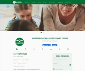 Uecolegioprivadoyuruari.com.ve(Unidad educativa colegio privado yuruarí) Screenshot