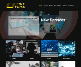 Ueditvideo.com(All your media needs) Screenshot