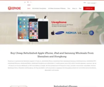 Ueephone.com(Buy Refurbished iPhone Samsung Cell Phones Wholesale Online in Bulk) Screenshot