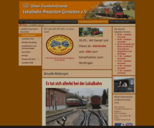 Uef-Lokalbahn.de(Lokalbahn Amstetten) Screenshot