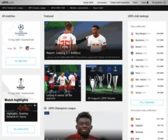 Uefa.ch Screenshot