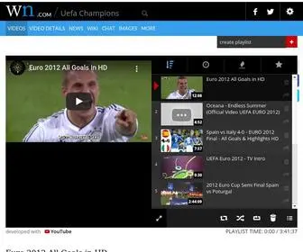 Uefachampions.com(UEFA Champions News) Screenshot