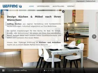 Ueffing-Kuechen.de(Küchen in eigener Herstellung) Screenshot