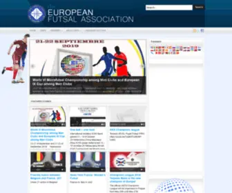 Uefsfutsal.org(UEFS Futsal) Screenshot