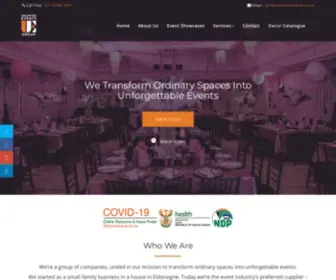 Ueg.co.za(Unlimited Event Solutions Under One Roof) Screenshot