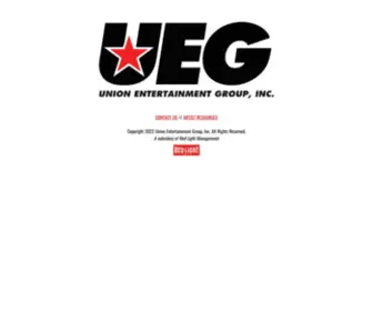 Ueginc.com(Union Entertainment Group) Screenshot