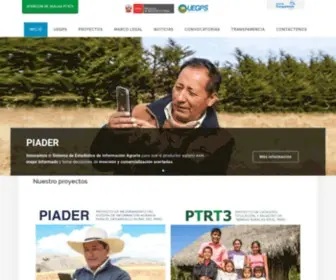 Uegps.gob.pe(Unidad Ejecutora Gestión de Proyectos Sectoriales) Screenshot