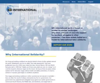 Ueinternational.org(UE International Solidarity) Screenshot