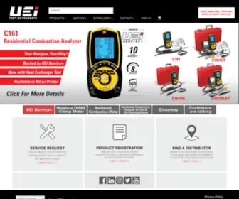 Ueitest.com(UEi Test Measurement Tools) Screenshot