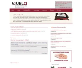 Uelci.it(Unione editori e librai cattolici italiani) Screenshot