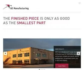 Uemanufacturing.com(UE Manufacturing) Screenshot