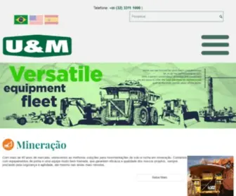 Uem.com.br(Mineração e Construção S/A U&M) Screenshot