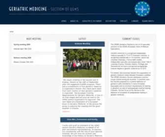 Uemsgeriatricmedicine.org(Geriatric Medicine) Screenshot