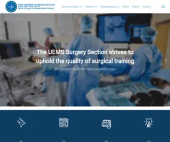 Uemssurg.org(UEMS Surgery) Screenshot
