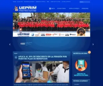 Ueprim.edu.ec(Inicio) Screenshot