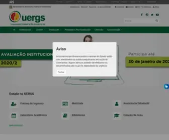 Uergs.edu.br(Universidade Estadual do Rio Grande do Sul) Screenshot