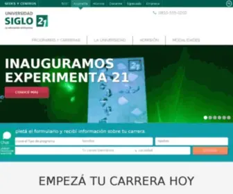 Uesiglo21.edu.ar(Universidad Siglo 21) Screenshot