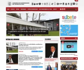 Uestatales.cl(Consorcio de Universidades del Estado de Chile) Screenshot