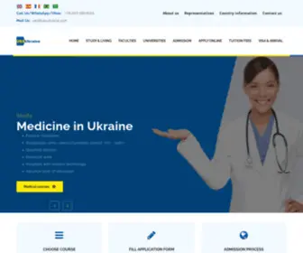 Uesukraine.com(Education in Ukraine) Screenshot