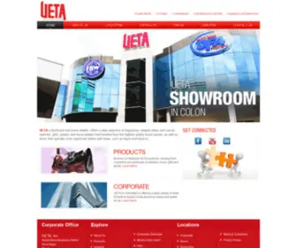 Uetainc.com(UETA A Division Of Duty Free Americas) Screenshot