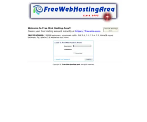 Ueuo.com(Free Web Hosting Area) Screenshot