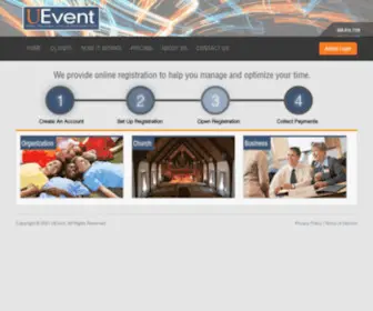 Uevent.com(Fast, Reliable online registration) Screenshot