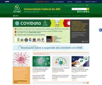 UfABC.edu.br(A Universidade Federal do ABC (UFABC)) Screenshot