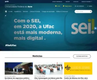 Ufac.br(Universidade Federal do Acre) Screenshot