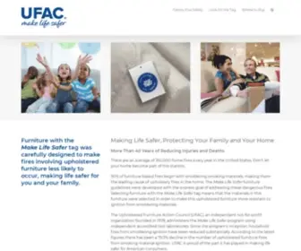 Ufac.org(Safer Furniture for 40 years) Screenshot