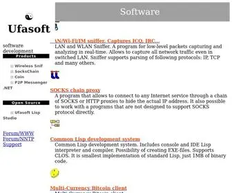 Ufasoft.com(Internet software) Screenshot