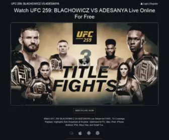 UFC----259.com(Watch UFC 259) Screenshot