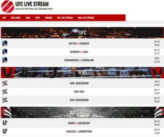 UFC-Stream.com(Watch the best fight sports live for free) Screenshot