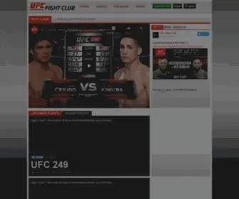 UfcFightclub.com(Get first access to pre) Screenshot