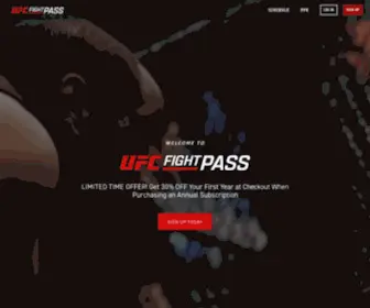 UfcFightpass.com(UFC® FIGHT PASS™) Screenshot