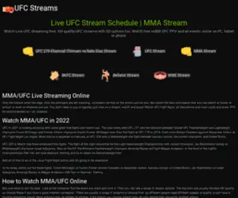 Ufcstream.me(UFC MMA Streams) Screenshot