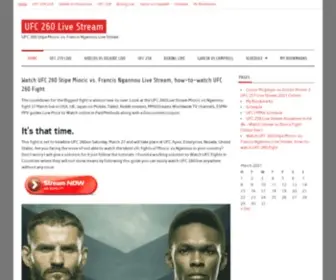 Ufcupdate.com Screenshot