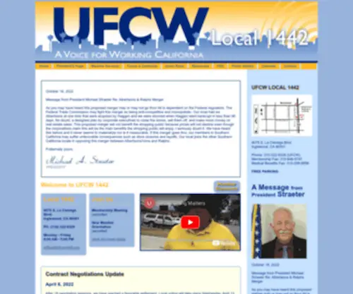 UFCW1442.org(UFCW Local 1442) Screenshot