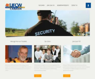 UFCW333.ca(UFCW Local 333) Screenshot