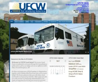 UFCW464A.org(UFCW 464A) Screenshot