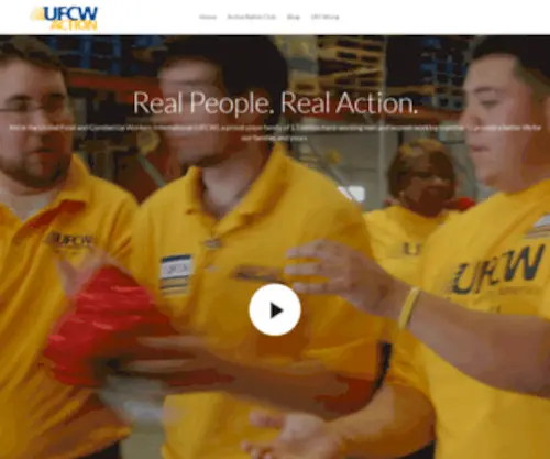 Ufcwaction.org(UFCW Action) Screenshot