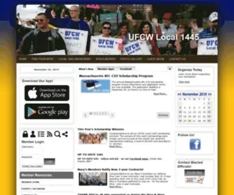 Ufcwlocal1445.org(UFCW Local 1445) Screenshot