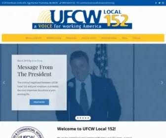 Ufcwlocal152.org(UFCW Local 152) Screenshot