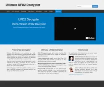 UFD2Decrypter.com(Ultimate UFD2 Decrypter) Screenshot