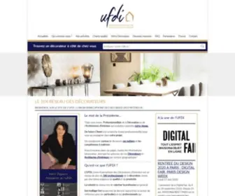 Ufdi.fr(Le 1er réseau des Décorateurs et Architectes d'intérieur) Screenshot