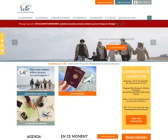 Ufe.org(Union des Français de l'Étranger) Screenshot