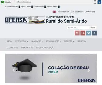 Ufersa.edu.br(Universidade federal rural do semi) Screenshot