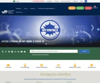 UFF.br(A Universidade Federal Fluminense (UFF)) Screenshot