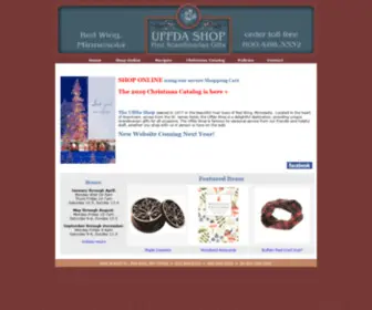 Uffdashoponline.com(Importing fine Scandinavian Goods for over 40 years) Screenshot